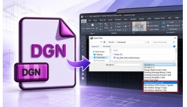 File DGN là gì? Cách mở file DGN bằng phần mềm CMS IntelliCAD